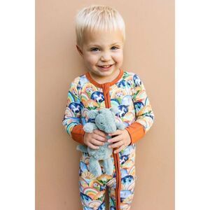 NWT Wild Woven (formerly KidThing) Fairytale Scales Zip Romper- Modal like Bambo